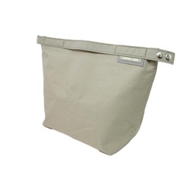 MILASIC ランチバッグ カーキ 保冷 保温 両用 シンプル 折りたたみ可能 コンパクト メンズ おしゃれ 軽量 軽い 大容量 大きめ マチ 広い スナップボタン 弁当 撥水 お弁当 保冷 保温 ケース