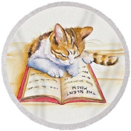 Fashion Jewelry rare cat reading book Pendant 925 Sterling Silver 22" Necklace Gold Award Art