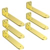 Eurydice Heavy Duty Floating Shelf Brackets, 1/4 inch Thick L
