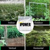 iPower 5 x 15FT Plant Trellis Netting, Heavy-Duty Polyester Grow