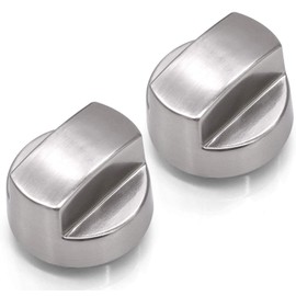 Funmit 811195 - Pomo de capucha de lobo compatible con Sub-Zero Wolf Range 1543418 1663418 l282212I P1363418 reemplaza 805328 KIP5D44 5D44 (paquete de 2)