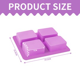 Seife GießFormen Silikon, Seifenformen Silikon, Silikonform Seife, SeifengießForm Diy Seife Selber Machen, Silikonform für Handarbeit Seife Kuchen Schokolade