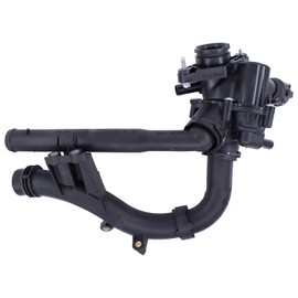 MOTOKU Engine Coolant Thermostat Housing Assembly for Mercedes C300 C350e E300 GLC300 GLC350e SLC300 2015-2020