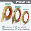 Gaahing 196.8" x 0.5" Brushed Gold Molding & Wall Trim,