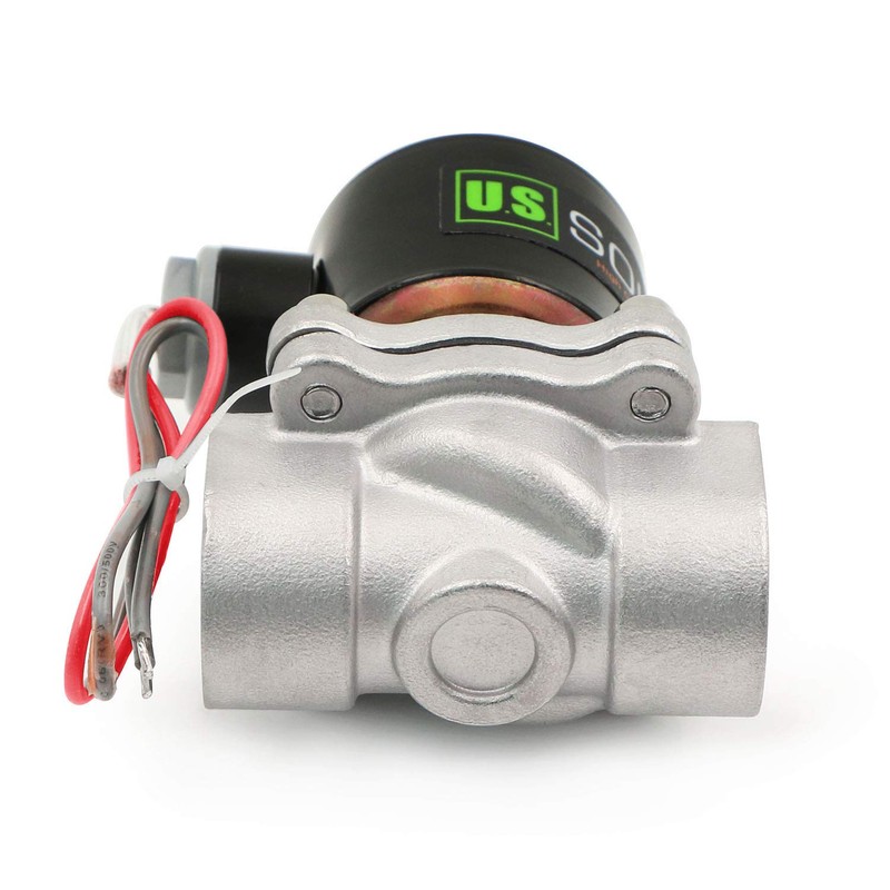 U.S. Solid 3/4inches Stainless Steel Electric Solenoid Valve 24V AC