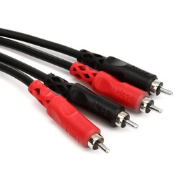 Hosa CRA-201 Stereo Interconnect Dual RCA Cable - 3.3 foot