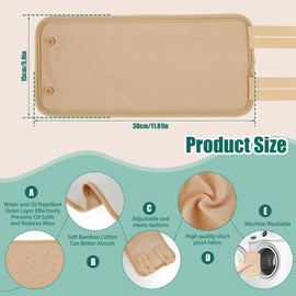 2Pcs Calf Oil Pack Set Washable Reusable Essential Oil Wrap Mess-Free Oil Pack Wrap Soft Oil-proof Essential Oil Packs Organic Essential Oil Compression Wrap for Arm Knee Calf promote blood circulatio