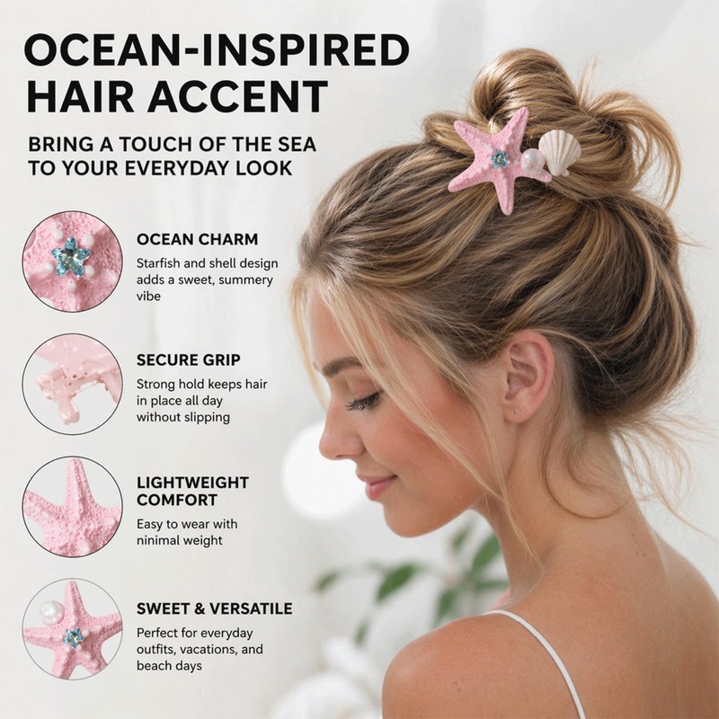 Hair Accessories Set - Ponytail Hair Extensions - Rhinestone Hair