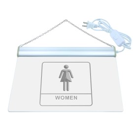 ADVPRO Women Female Girl Toilet Washroom Restroom Display LED Neon Sign Yellow 12" x 8.5" st4s32-i1014-y