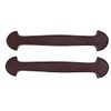 Pair of Havana Brown Leather Steamer Trunk Handles