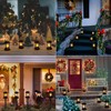 Beautyard Outdoor Solar Candles Lights Flickering Decorative Lantern Stake Lighting