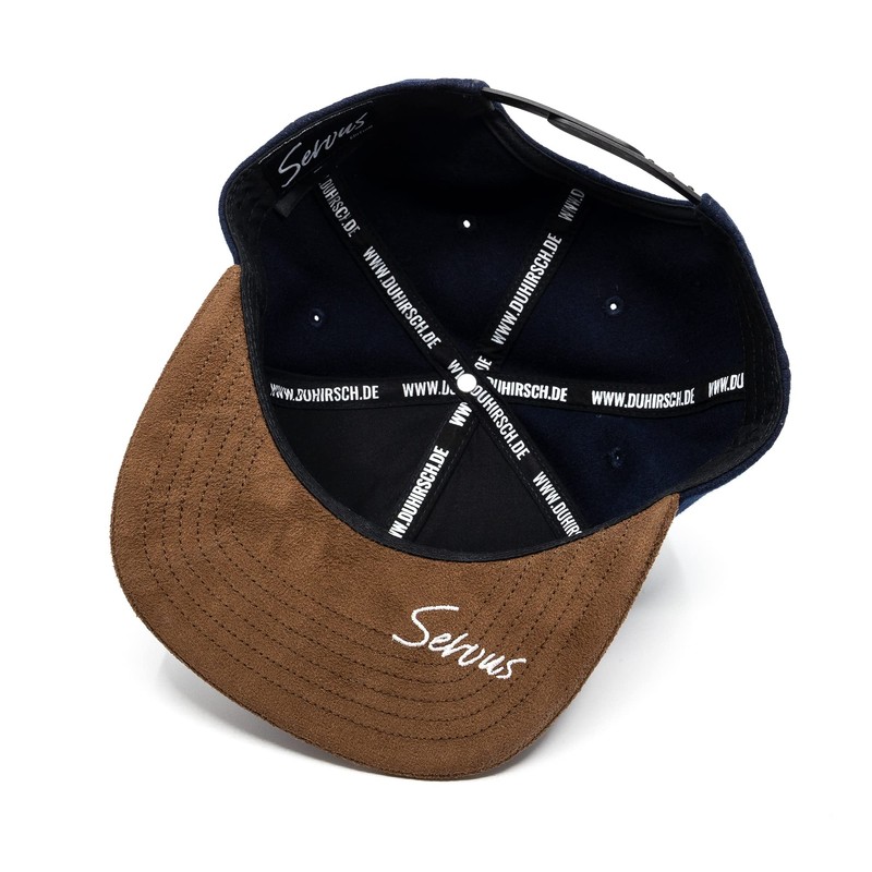 Du Hirsch Servus Bavarian Snapback Cap One Size, darkblue