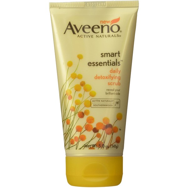 Aveeno Smart Essentials Daily Detoxifying Scrub, 5 oz
