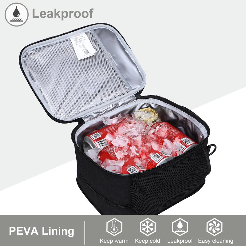 MIER Lunch Bag Small Cool Bag Expandable Cooler Bag for