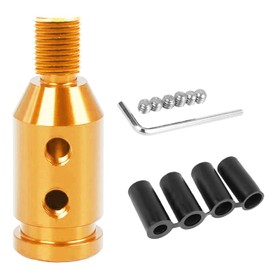 Monrand Shift Knob Shifter Adapter Universal Car Shift Knob Adapter Aluminum Alloy M12x1.25 Gear Shift Knob Adapter for Non-Threaded Manual Transmission,Car