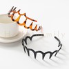 Herbeluemily Headband Hair Clip, Headband with Comb, Black