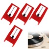 Record Player Needle, 4 PCS Universal Turntable Replacement Needle, Ruby