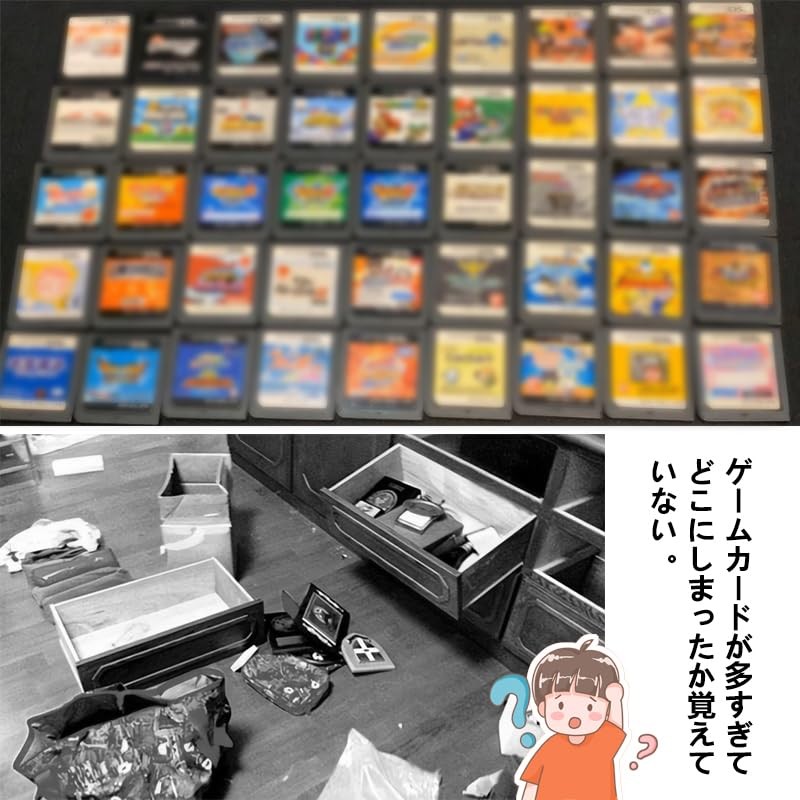 3DS Soft Case, Game Soft, Large Capacity, Storage Cassette, Memory