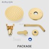 Airuida Single Function Shower Trim Kit Shower Faucet Set Wall