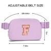 Gitus Belt Bag Fanny Pack Crossbody Bags with Initial Letter