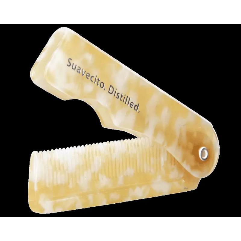 Suavecito Premium Blends Penny Folding Comb - Handmade - Quartz