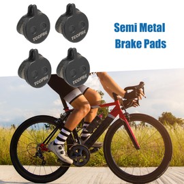 A ABSOPRO Resin Bicycle Disc Bike Brake Pads for Jak-5 B777 TRINX Set of 8