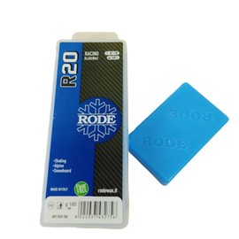 Rode Ski Wax Racing Glide Wax - R20 for XC, Alpine and Snowboard, Flourine-Free, Blue, 180g