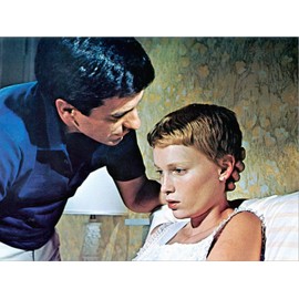 ART.COM Stretched Canvas Print Rosemary's Baby, John Cassavetes, Mia Farrow, 1968, 16" x 12"