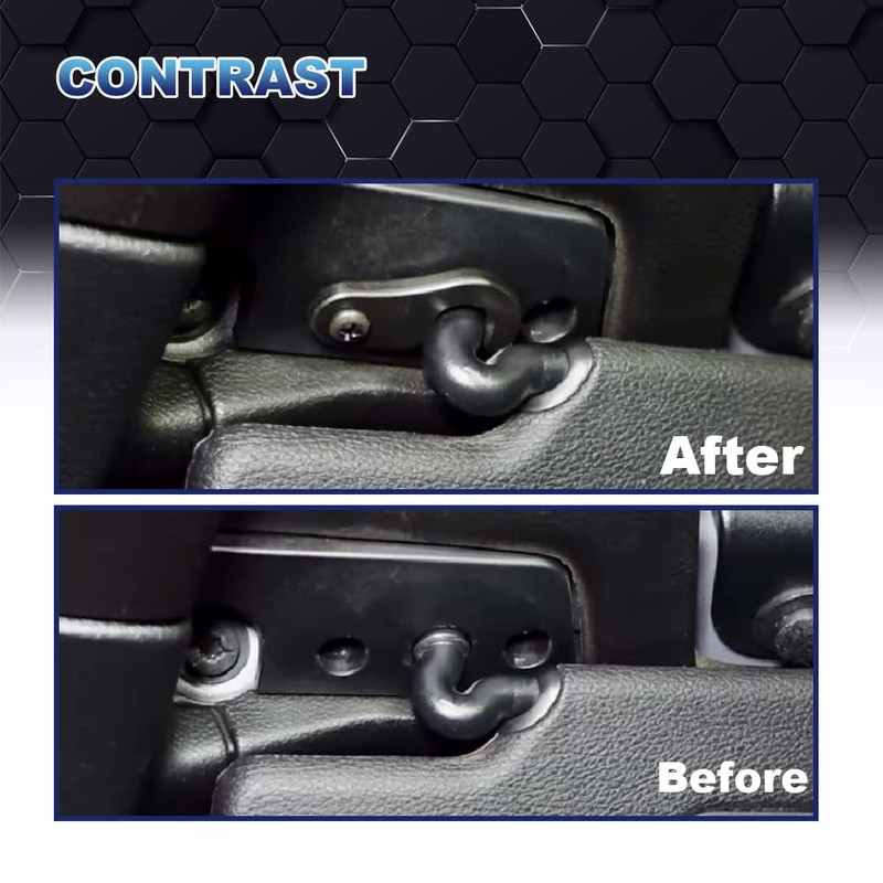 PIT66 Sun Visor Clips, Compatible with 2008-2022 Jeep Wrangler JK