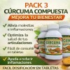 Cúrcuma Compuesta Anti Flamatorio 60 Tabletas Pack 3 Sin Sabor