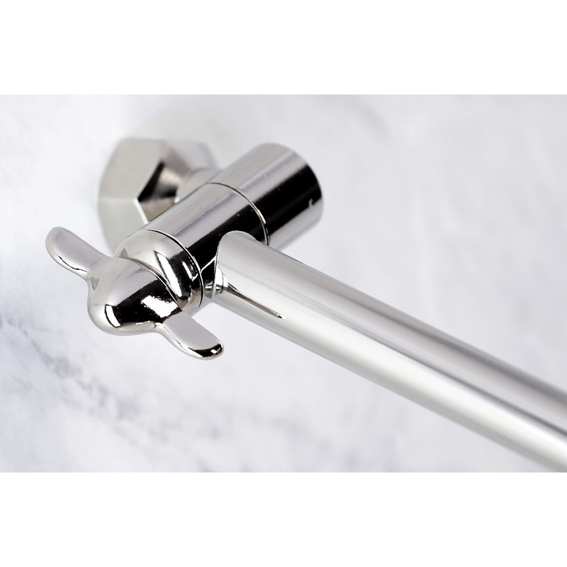 Kingston Brass K136K6 Shower Scape 7-3/4-Inch Round Raindrop Brass Shower