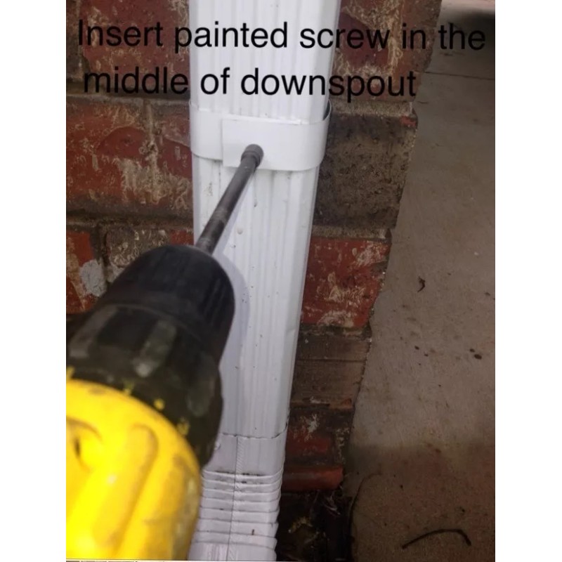 Downspout Straps ALUMINUM WRAP AROUND RAIN GUTTER DOWNSPOUT STRAPS 2x3