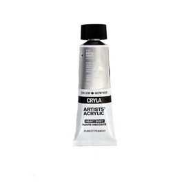 Daler-Rowney Cryla Acrylic 75 ml Metallic White Imit, Professional Artists