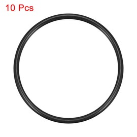 sourcing map Pack of 10 Nitrile Rubber O-Rings 56 mm AD 49 mm ID 3.5 mm Wide Seal
