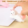 Honagu Cute Stapler, Cartoon Stereoscopic Silicone Stapler, Desktop Stationery Gift