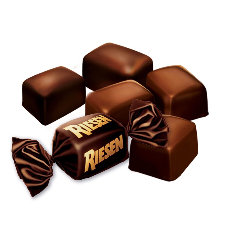 Riesen Chewy, Chocolate Caramel; 2.65 Ounce (Pack of 3)