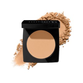 Bobbi Brown Polvo prensado Sheer Finish | Polvo fijador matificante absorbente de aceite para control de brillo durante todo el día | Incluye soplo, 0.31 onzas