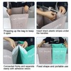 4 Packs Recycling Bags with handle Separate Sorting Organizer Woven