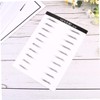 Baluue 4sheets Eyebrow Stickers of Simulation Eyebrows for Men Easy