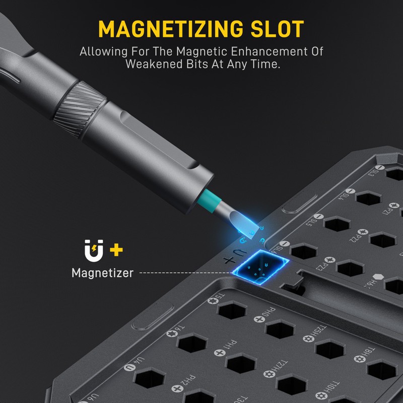 42 in 1 Magnetic Screwdriver Set with Detachable Ratchet Handle