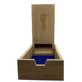 Grinning Gargoyle Bamboo Dice Tray and Tower - Portable Wooden DND Accessory - Perfect for DnD and other Role-playing and Tabletop Games - Noise Dampening (Ghoul)