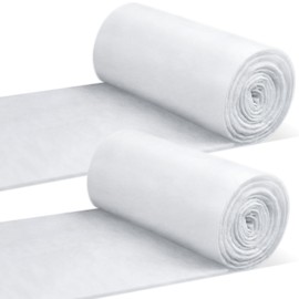 Peryiter 2 Roll Upholstery Quilt Batting 24 Inch x 8 Yard x 0.4 Inch Polyester Batting Multipurpose Fiberfill Stuffing Fabric for Cushion Pillows Bedspreads Interior Decoration Crafts