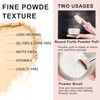 2PCS Loose Face Powder, Oil Control Minimizes Pores and Fine