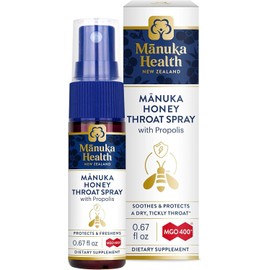 Manuka Health New Zealand Mānuka Health New Zealand Throat Spray with Propolis MGO 400+ 0.67 fl oz