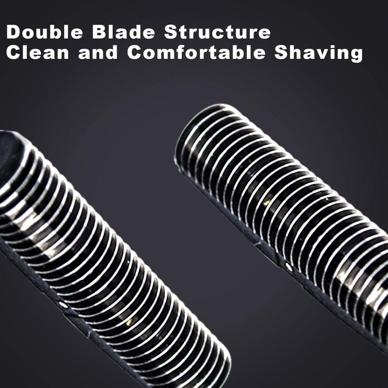 Replacement Shaver Heads Compatible with BaByliss Foil Shaver (Black/2)