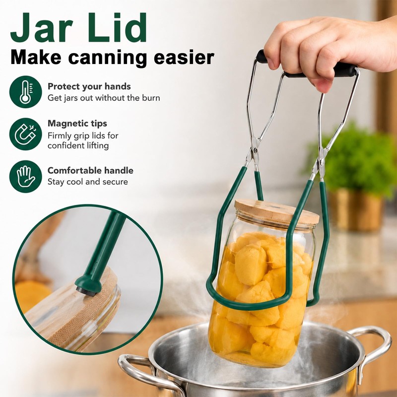 Canning Supplies Starter Kit, 6 Pcs Stainless Steel Starter Set