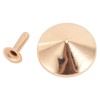 100 Sets Mushroom Rivets Stud 22mm DIY Iron Cone Spikes