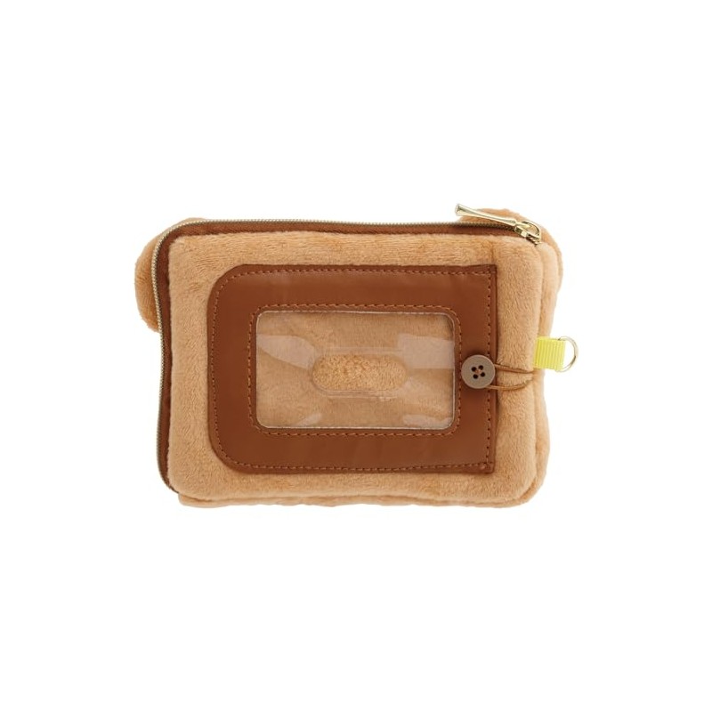 San-X Rilakkuma PB72201 Plush Pass Case, H3.7 x W 5.7