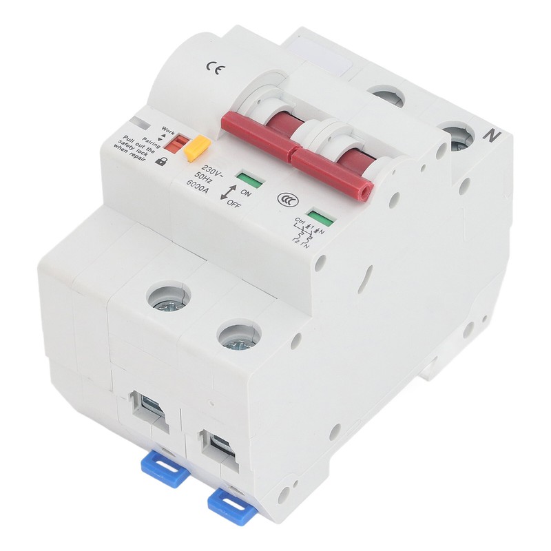 Smart Circuit Breaker Active Passive Signal Control 2P Miniature Breaker