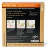 Medline Optifoam Non-Adhesive Foam Dressings, Sterile, 4" x 4" (Pack